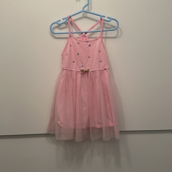 Little girl's dress 24months carters pink tulle bottom - Picture 2 of 5